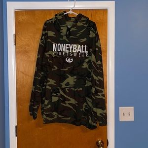 Sweater Hoodie, Camouflage Pattern